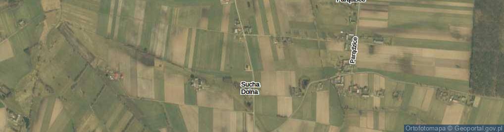 Zdjęcie satelitarne Sucha Dolna ul.